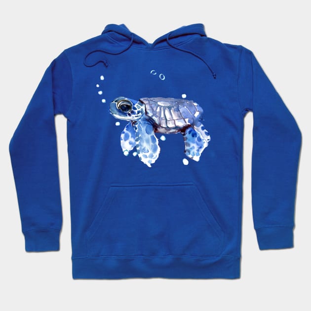 Baby Sea Turtle Hoodie by surenart